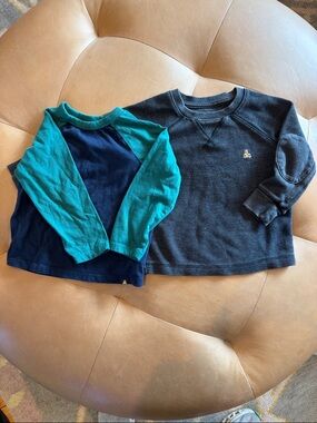 GAP Two-Piece Long Sleeve Tops - Teal & Navy